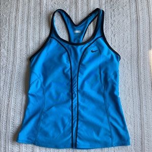 Nike running top - built in bra